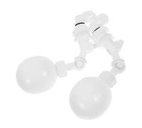 TOKIDNY 2 piezas Válvula Flotador Plástico Automática con Conexión Rápida para Control Agua Dispensadores y Tanques Blanca Prevención de Derrames y Gestión Inteligente