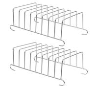 TOKIDNY 2 Rejillas para Freidora de Aire de Acero Inoxidable 304 Soporte Resistente al Calor para Cocinar al Vapor y Hornear Accesorios de Cocina Multifuncionales para Uso Doméstico y