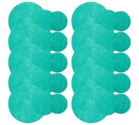 TOKIDNY 24 Protectores de Fieltro para Platos y Sartenes, Divisor Ligero y Resistente para Proteger Cerámica en Almacenamiento y Mudanzas