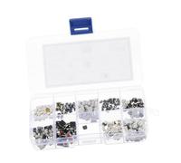TOKIDNY 250piezas Kit De Pulsadores Táctiles Micro Momentáneos Botón Pulsador Táctil Duradero