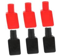 TOKIDNY 3 pares Protector de Bornes de Batería de Goma Resistente Cubiertas Aplicables para Terminales de Coche Moto y Camión Aislante Anticorrosión y Fácil de Instalar