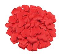 TOKIDNY 300 Piezas Unidades de Confeti Forma de Corazón Rojo de Esponja Pétalos Decorativos para Mesa Decoración Romántica para Bodas Aniversarios y San Valentín