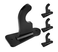 TOKIDNY 4 Piezas Soporte para Bates de Béisbol Horizontal Montaje Pared Organizador para Bates de Diámetro Exhibidor Resistente para Colecciones Gimnasio Tienda o Club Deportivo