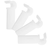 TOKIDNY 4 Piezas Soporte para Mosquitera de Plástico Resistente de Clips Prácticos para Instalación Cuna y Barra de Soporte Fácil Montaje y Durabilidad