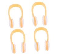 TOKIDNY 4piezas Pinza Nasal De Silicona Antideslizante Para Nadar Clip De Agua Para Adultos y Niño Niña Equipamiento De Natación Brillante Previene El Ingreso De Agua La Nariz