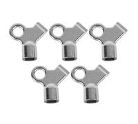 TOKIDNY 5 Llaves para Válvula de Purga de Radiador de Calefacción, Accesorio Cuadrado de Plomería, Llave de Ventilación para Mantenimiento y Purgador de Aire para Radiadores