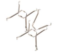 TOKIDNY 5 Piezas Clip Resorte Metálico para Tubo de Vacío 6bq5 Estructura Estabilizadora para Proteger Amplificadores de Estudio y Equipos de Audio Color Plata