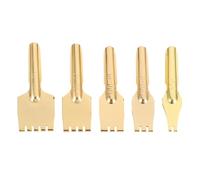 TOKIDNY 5 Puntas de Repuesto para Pluma Estilográfica de Latón, Punta Plana Vintage, Accesorio para Caligrafía Tibetana, Escritura Artística y Dibujo, Set de 5 Piezas para Manualidades