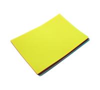 TOKIDNY 50 Hojas Papel Celofán Transparente Láminas Cuadradas para Manualidades Infantiles Envoltorios de Dulces y Proyectos Escolares con Efecto Luminoso Decorativo