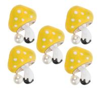 TOKIDNY 5piezas Adornos De Setas Para Coche Accesorios Decorativos Para Ventilación De Auto Diseño Atractivo Para Personalización Del Interior Del Vehículo