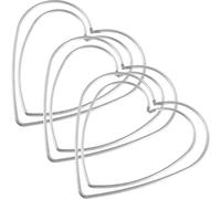TOKIDNY 6 Anillos de Metal y Color Plata en Forma de Suministros para Manualidades Base Resistente para Atrapasueños para Decorar Oficinas