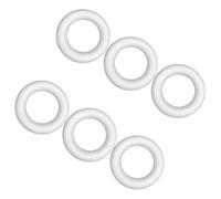 TOKIDNY 6 Piezas Anillos de Espuma sin Pintar para Manualidades, Círculos 10X1,5 CM Ideales para Proyectos Creativos y Festivales