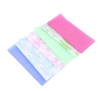 TOKIDNY 6 Piezas Toalla Exfoliante de Barro Corporal, Toalla de Ducha, Nylon, Larga, Ligera, Espumosa, para Estancias de Hotel de Fin de Semana y Camping, Pack