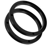 TOKIDNY Adaptadores para Altavoces de Coche Anillos Espaciadores de Plástico Accesorios de Audio Vehículo Fácil Instalación Duraderos