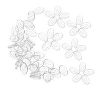 TOKIDNY Almohadillas Nasales para Gafas 100 Piezas Transparentes Antideslizantes Diseño Plano para Monturas Enchufables y Uso Prolongado