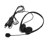 TOKIDNY Auriculares USB con Micrófono para Call Center Cancelación de Ruido Confort Duradero Diseño sobre Oreja para Ordenador y Uso Línea