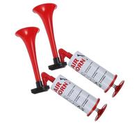 TOKIDNY Bocina De Aire De Mano para Animar y Señalización, Bomba Manual, Color Rojo, 2 Piezas, Accesorios para Eventos Deportivos y Fiestas, Adecuado para Navegación Deportiva y Celebraciones