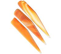 TOKIDNY Bruñidor de Ágata para Pulir Joyas, Kit de 3 Piezas Multiusos para Alisar y Mejorar Textura de Anillos y Accesorios