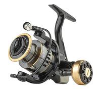 TOKIDNY Carrete de Pesca de Aleación Metálica Eje Giratorio para Pesca Sedal en Viajes y Vacaciones, Equipo Profesional para Surfcasting y Spinning