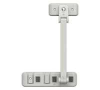 TOKIDNY Cerradura de Seguridad Adhesiva para Puertas y Armarios de Color Blanco, Material Abs y Pom, Difícil de Abrir, Protege Muebles y Evita Accidentes el Hogar