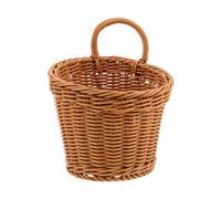 TOKIDNY Cesta Colgante de Mimbre para Cocina Grande Soporte para Cebolla Cesta de Almacenamiento para Ajo y Jengibre Ahorro de Espacio para Despensa y Utensilios de Cocina