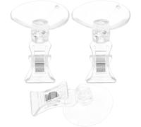 TOKIDNY Clip de Ventosa para Pecera de Plástico 3 Piezas, Accesorios para Acuarios para Sujetar Vegetales y Hojas Marinas a Nivel de Profundidad