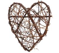 TOKIDNY Colgante en de y Exquisita Tridimensional Artesanía Decoración para San Decorativo Ratán Forma de Corazón Diseño en Bodas Valentín de Pared