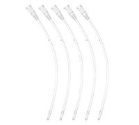 TOKIDNY Comedero para de Loros 5 Piezas Manual Transparente de Plástico para Administración Precisa de Leche y Líquidos Adecuado para Alimentación de Pájaros Jóvenes y Cuidado Diario