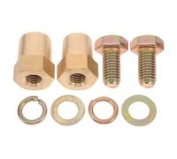 TOKIDNY Conector del Poste Batería Rosca Interna M10 Adaptador de Terminales de Batería 10Mm 1 Par para Uso en Mantenimiento Automotrices