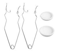 TOKIDNY Crisoles de Fundición para Joyería Pinzas Resistentes al Calor, Kit Dos Cuencos de Fusión y Abrazaderas, Adecuado para Fundir Metales en Talleres Artesanales