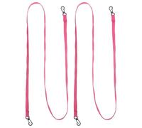 TOKIDNY Cuerda Antipérdida para Guantes Infantiles de Nylon, Correa Multifunción para Manoplas, 2 Piezas Color Rosa Fucsia, Adecuado para Deportes de Invierno y Actividades al