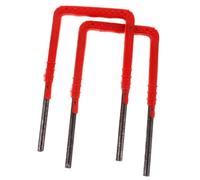 TOKIDNY Escalera Plástica y Acero al Carbono para Pozos, 2 Unidades, Soporte Robusto de Peldaños Resistentes, Tamaño 12x150x250 Cm, Adecuado para Acceso Seguro en Exteriores