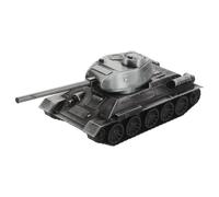 TOKIDNY Escultura Tanque Metálico Modelo Fundido Presión Detallado Decoración Militar para Oficina y Estantería Coleccionable Realista Color Plata