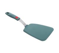 TOKIDNY Espátula de Silicona Antiadherente y Flexible para Cocinar, Resistente al Calor, Adecuado para Uso en Wok y Plancha, Utensilio para Huevos, Tortitas y Pescado, Color Verde Oscuro