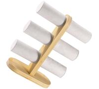 TOKIDNY Expositor de Joyas de Soporte de Pulseras y Relojes de Bambú Duradero Organizador Estable para Pulseras Coleteros y Scrunchies para Tienda y Uso Doméstico