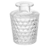 TOKIDNY Frasco Difusor de Vidrio Vacío 150 Ml Diseño Forma de Diamante Invertido Recipiente Recargable para Aromaterapia y Perfume Adecuado para Hogar Oficina y SPA