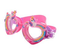 TOKIDNY Gafas Natación Infantiles con Diseño Unicornio Ajustables Lentes Antivaho HD Protección UV Sello y Silicona Suave para Niñas