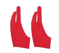 TOKIDNY Guantes Curvos de Dos Dedos para Dibujar y Pintar en Tablet, de Spandex Transpirable que Mantiene las Manos Limpias, Paquete de 2 Unidades