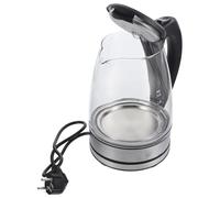 TOKIDNY Hervidor Eléctrico de Cristal 17L Negro Apagado Automático y Protección contra Sobrecalentamiento Calentador Portátil de Agua Caliente para Cocina Rápida y Segura