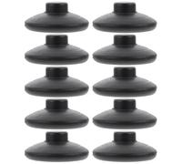 TOKIDNY Interruptor de Pie Fácil Control para 10 Piezas y Pedal de Abs Negro Textura Excelente Lámpara de Escritorio y Oficina para Uso Industrial Ligero