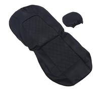 TOKIDNY Juego de Fundas para Asientos de Coche de Piel Sintética Acolchada con Forma de Diamante de Una Sola Línea para Coches Color Juego de 2 Piezas