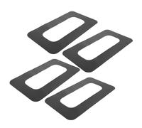 TOKIDNY Junta para Ranura de Aleta de Paddleboard Sup 9 Pulgadas Parche de PVC Resistente para Caja de Aleta de Tabla de Surf Conector Reforzado 4 Piezas para Deportes Acuáticos