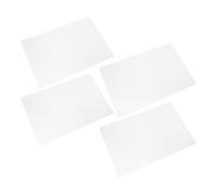TOKIDNY Letreros Metálicos en Blanco para Sublimación 200X300 MM 0,4 MM Grosor Color Perla, 4 Placas para y Personalización en Fábricas o Tiendas