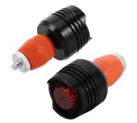 TOKIDNY Luces de Señalización LED para Bicicleta Intermitentes Impermeables para Manillar Luz Indicadora de Seguridad para Ciclismo Nocturno en Montaña 1 Par Diseño Resistente y