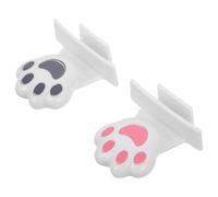 TOKIDNY Manija Elevadora de Asiento de Inodoro 2 Unidades Diseño Garra de Gato ABS Multicolor Reemplazo Práctico para Tapa de Baño Accesorio Fácil Instalación para Hogar y Oficinas