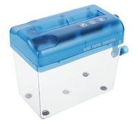 TOKIDNY Mini Trituradora Manual de Escritorio A6 para Oficina y Hogar, Trituradora Pequeña Portátil Manivela, Herramienta para Cortar Papel y Destruir Documentos, 1 Unidad, Color