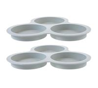 TOKIDNY Molde de Silicona para Freidora de Aire 2piezas, Antiadherente y Ligero, Fácil de Desmoldar, Adecuado para Cocina y Repostería Profesional