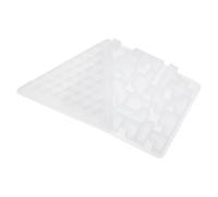 TOKIDNY Molde de Silicona para Fundición de Puzzles Piramidales, Material Confiable Blanco, Diseño Creativo para Juego Familiar y Actividades Infantiles