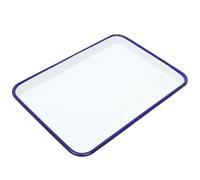 TOKIDNY Molde para Hornear Antiadherente Esmaltado Resistente al Calor para Tartas y Pizzas 27X19Cm Diseño Retro Adecuado para Cocina y Restaurante