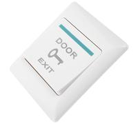 TOKIDNY Panel de Control de Acceso para Puertas 86 Tipo Placa de Pared Resistente para Timbre Botón de Salida Instalación Empotrada Cubierta Durable para Uso en Oficinas y Comercios